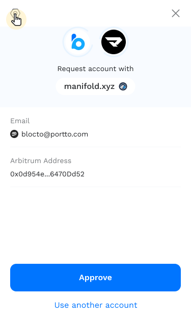 Connect wallet