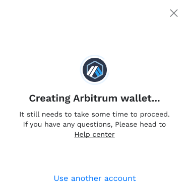 Creating wallet